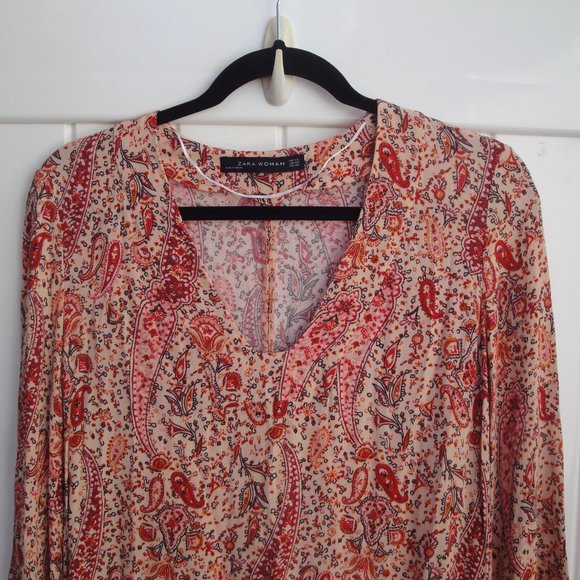 Zara Woman's Mini Dress or Tunic with side slits XS - Picture 2 of 3